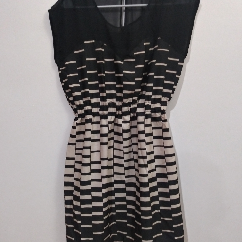 Forever 21 Black Sheer Dress